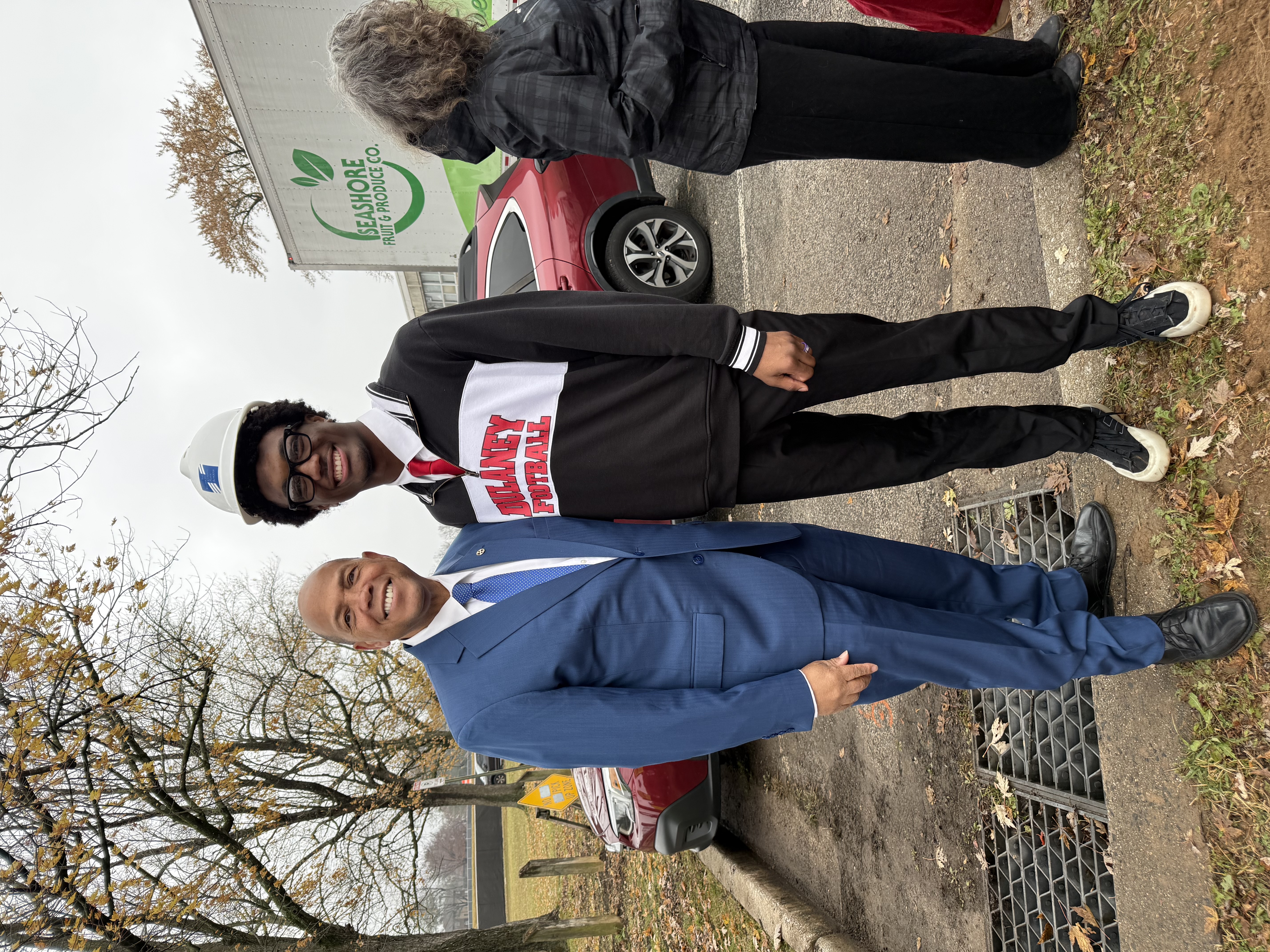 Julian Jones with community leaders