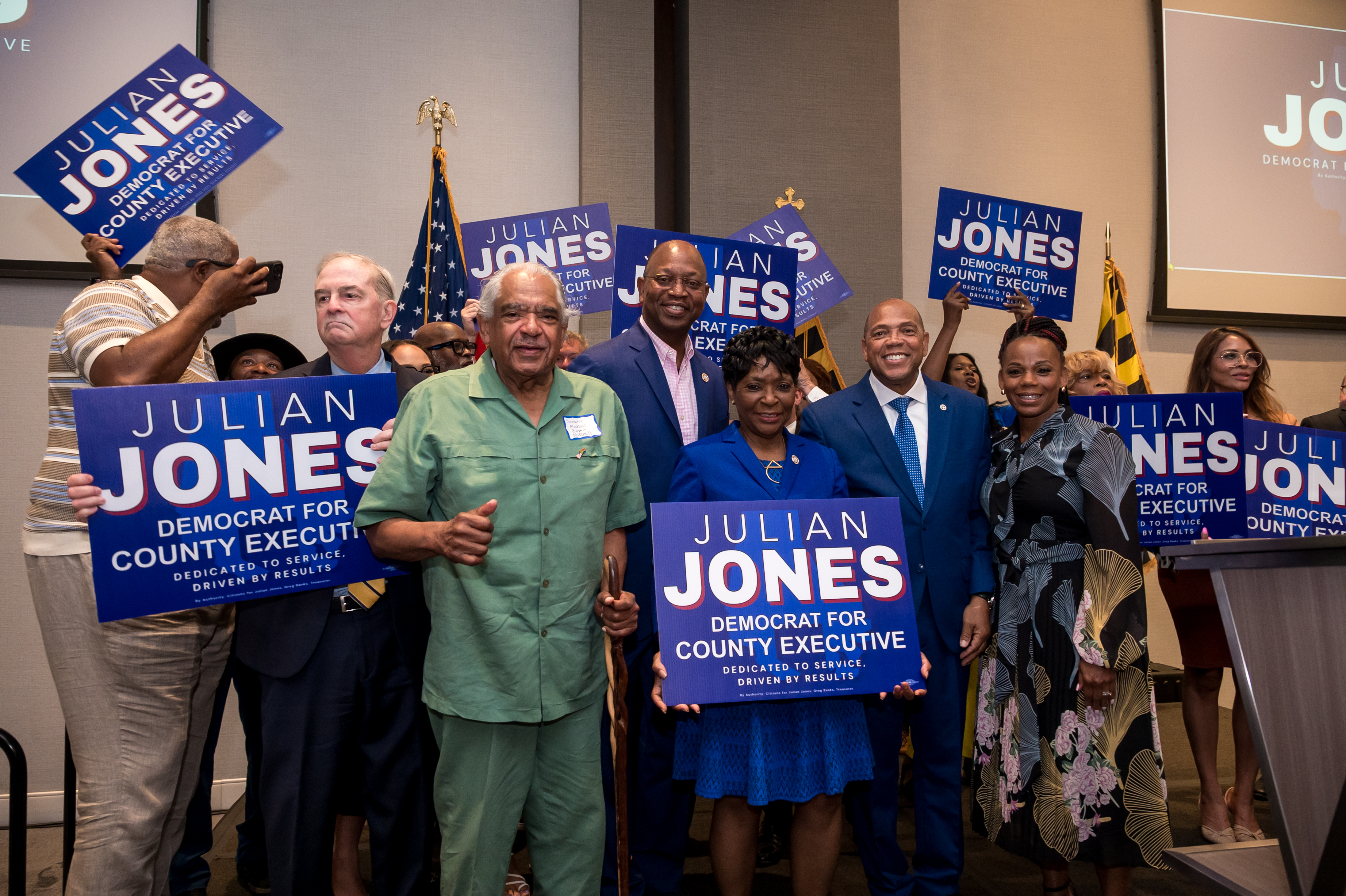 Julian Jones campaign launch photo