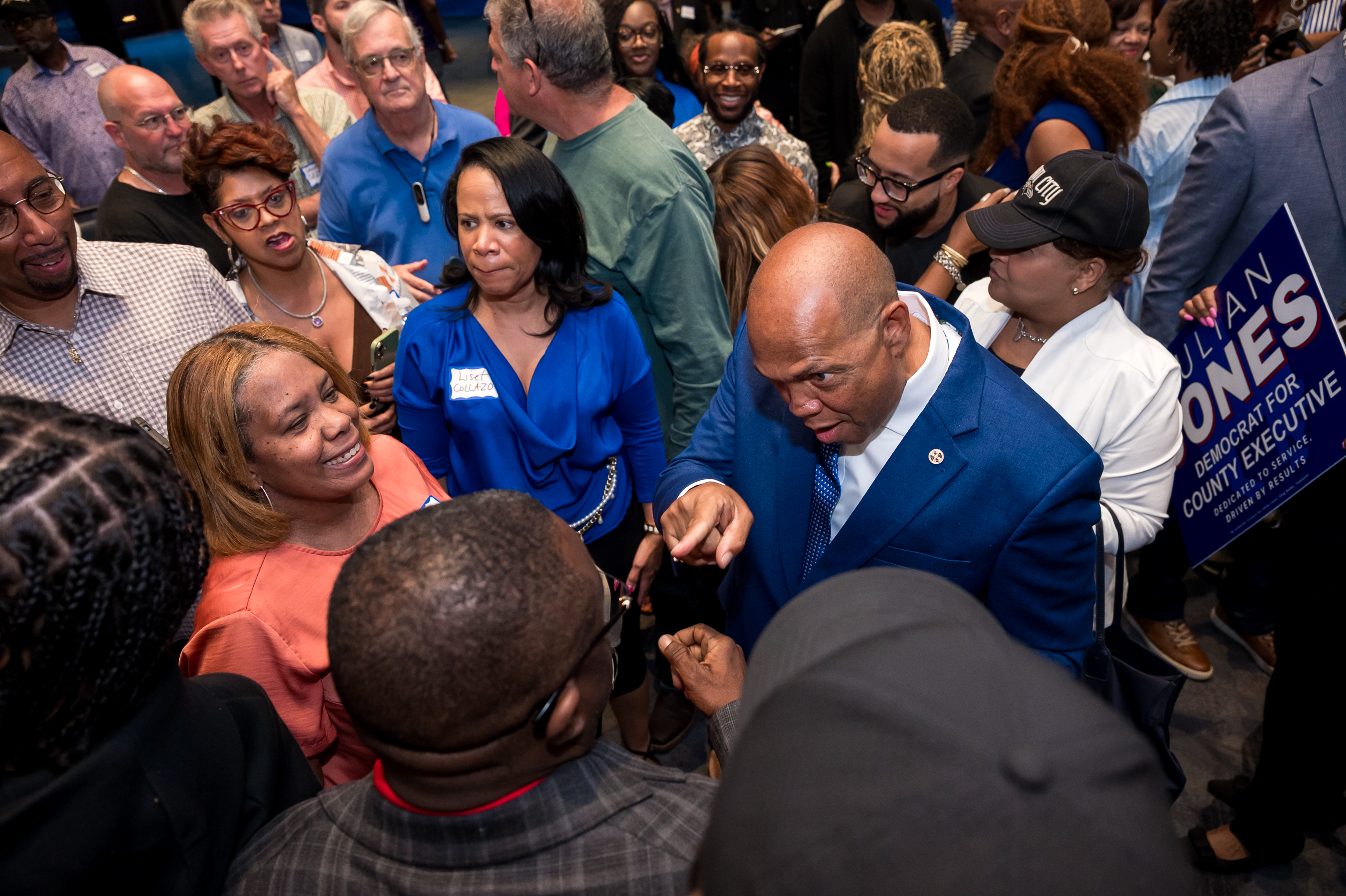 Julian Jones campaign launch photo